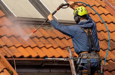 Démoussage et hydrofuge de toiture à Barie
